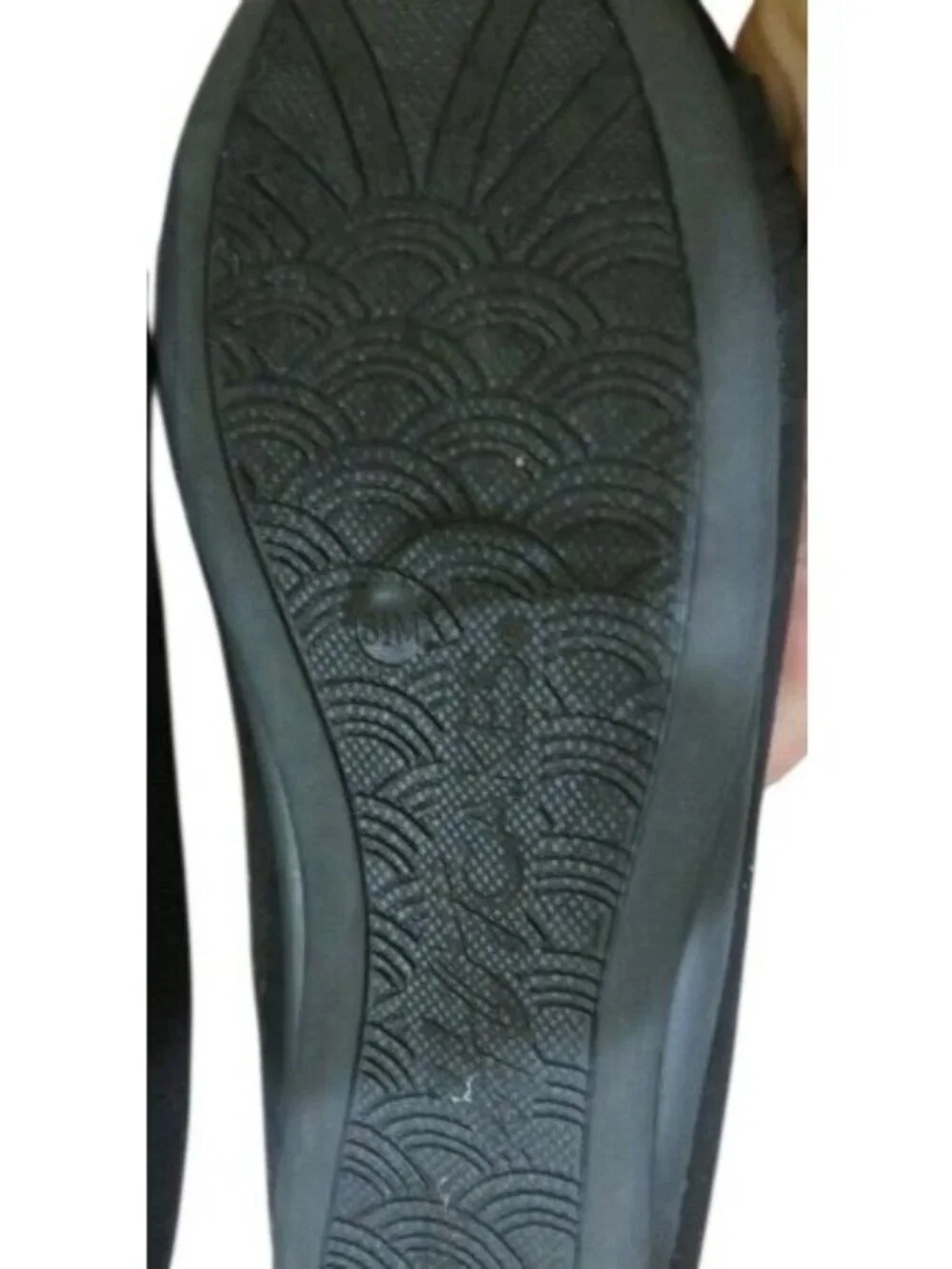 Hotcakes Black Vegan Suede Leather Ballet Flats 8.5